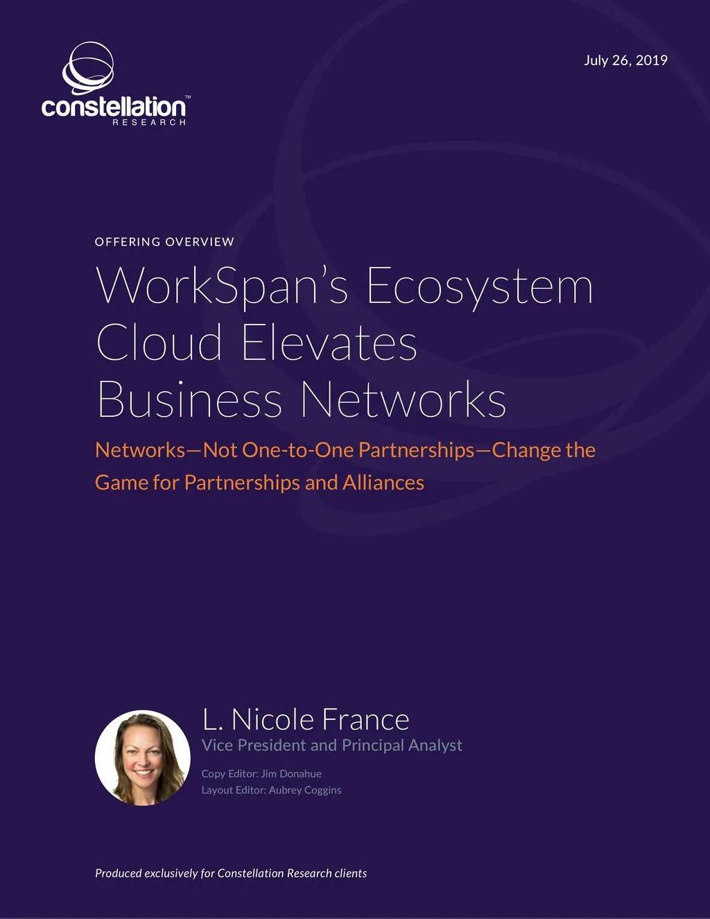 Constellation Research: WorkSpan's Ecosystem Cloud Elevates Business Networks